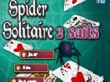 Play Spider solitaire 2 suits now