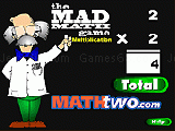 Play The mad math game: multiplication