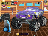 Play Monster car wash now