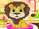 Play Baby lion salon now