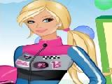 Play Barbie car race now