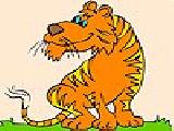 Play Cute tiger coloring