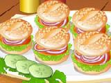Play Cute little mini burgers