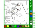 Play Masha and the bear coloring now
