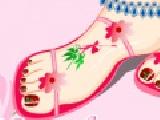 Play Pretty pedicure design part 2