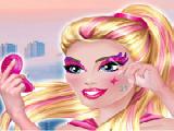 Play Super barbie sparkling makeup now