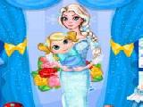 Play Elsa baby room cleaning now