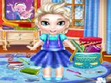 Play Baby elsa school prep now