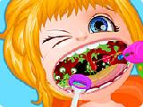 Play Baby barbie throat doctor