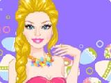 Play Barbie easter nails