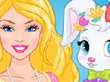 Play Barbie easter bunny rescue