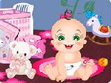 Play Baby rosy bedroom decoration now