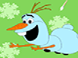 Play Coloring olaf magic frozen now