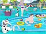 Play Frozen pool party decoration now