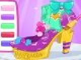 Play Monster high design school shoes