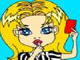 Play Soccer referee girl coloring now