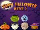 Play Happy halloween match 3 now