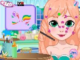 Play Mermaid face painting design now