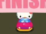 Play Hello kitty car race now