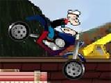 Play Popeye rides bike now