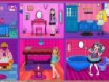 Play Ever after high doll house decoration now