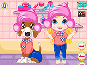 Play Matching Baby & Puppy Outfits now