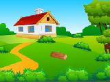 Play Mushroom house lion escape