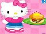 Play Hello kitty cooking princess burger now