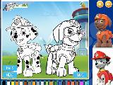 Play Paw patrol coloring now