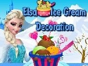 Play Elsa Ice Cream Decoration