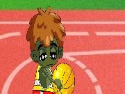 Play Cute Zombie Basketball Shot now
