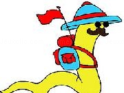 Play Tourist Snake Coloring Game now
