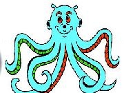 Play Old Octopus Coloring Game now
