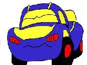 Play Blue Car Coloring Game now
