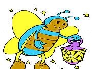 Play Blue Bee Coloring Game now