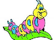 Play Funny Caterpillar Coloring Game now