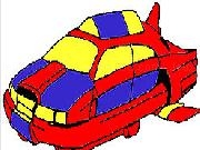 Play Space Car Coloring Game now