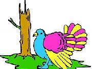 Play Alone turkey Coloring Game now