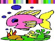 Play Pink Fish Coloring Game now