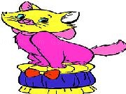 Play Beautiful Cat Coloring Game now