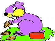 Play Hungry Squirrel Coloring Game now