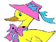 Play Lady Duck Coloring Game now