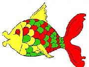 Play Red Fish Coloring Game now