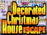 Play decorated christmas house escape now