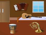 Play Traditional music house escape