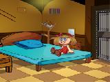 Play Dark wooden house escape