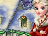 Play Frozen x-mas house makeover