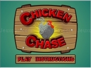 Chickens chase