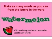 Play Waermelon words