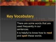 Play Spelling key words now